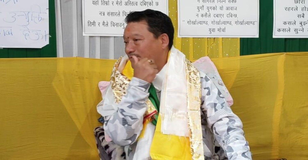  দার্জিলিংয়ে আমরণ অনশনে গুরুং, জিটিএ ভোটের বিরোধিতায় শুরু আন্দোলন