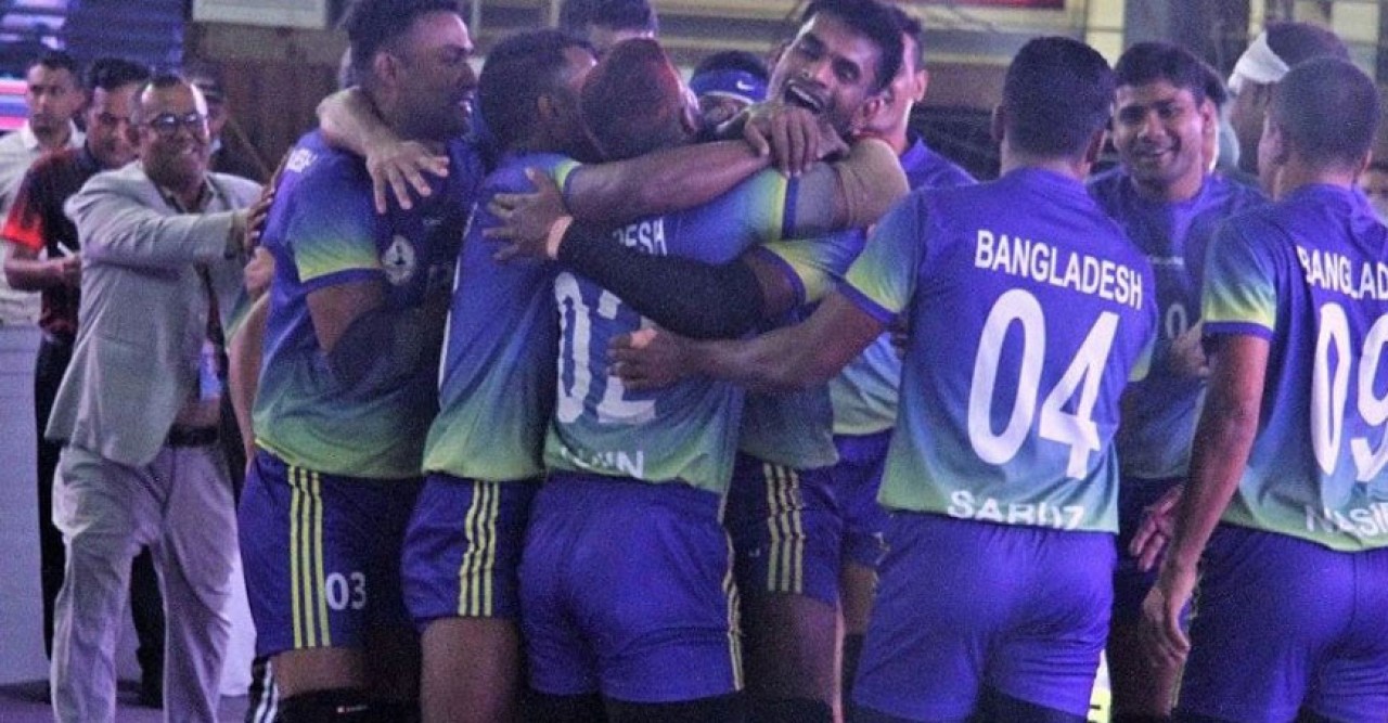 থাইল্যান্ডকে হারিয়ে ফাইনাল ও কাবাডি বিশ্বকাপে অংশগ্রহন নিশ্চিত করলো বাংলাদেশ