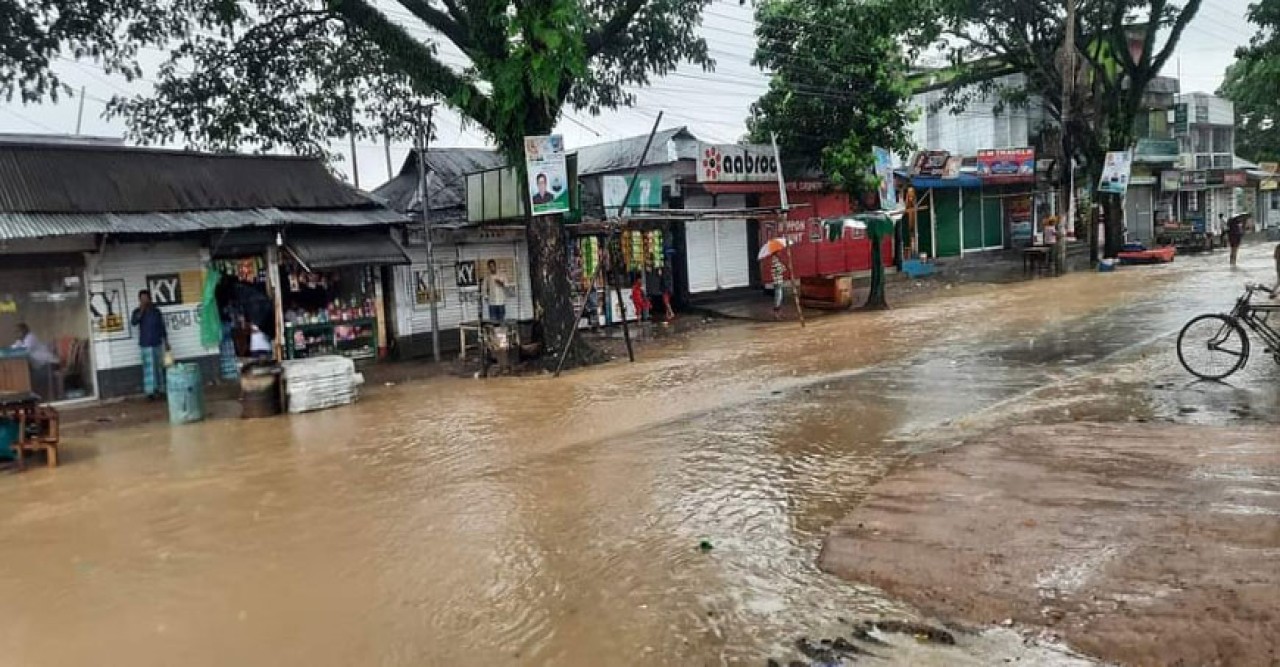 শেরপুরে পাহাড়ী ঢলে ঝিনাইগাতীর ৫ ইউনিয়নের ২৫ গ্রামের নিম্নাঞ্চল প্লাবিত